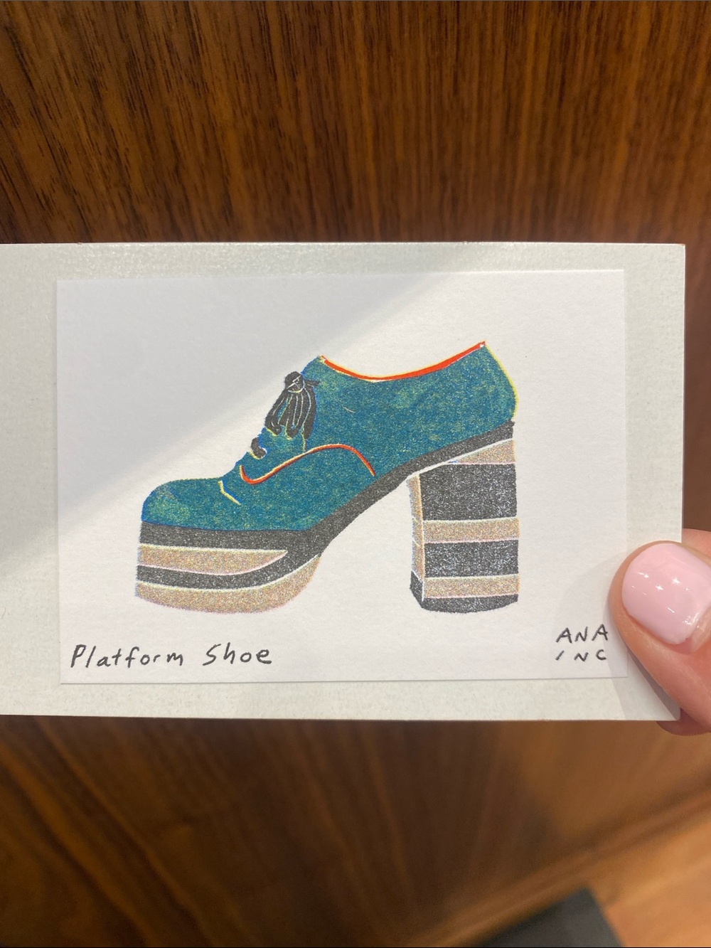 Anastasia INCIARDI Mini Print - Platform Shoe - From Los Angeles CA